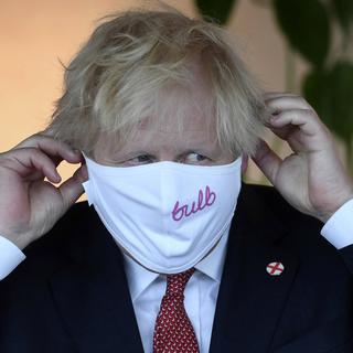 Le Premier ministre britannique Boris Johnson, photographié ici le 8 juillet 2021. [AP/Keystone - Jeremy Selwyn]