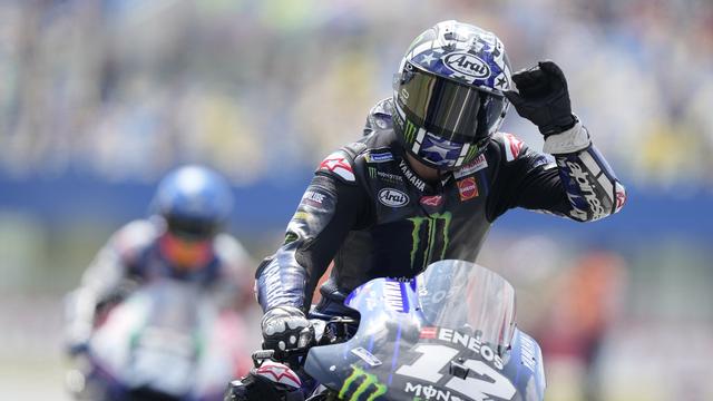 Maverick Vinales roulera pour une autre écurie la saison prochaine. [AP Photo/Peter Dejong]