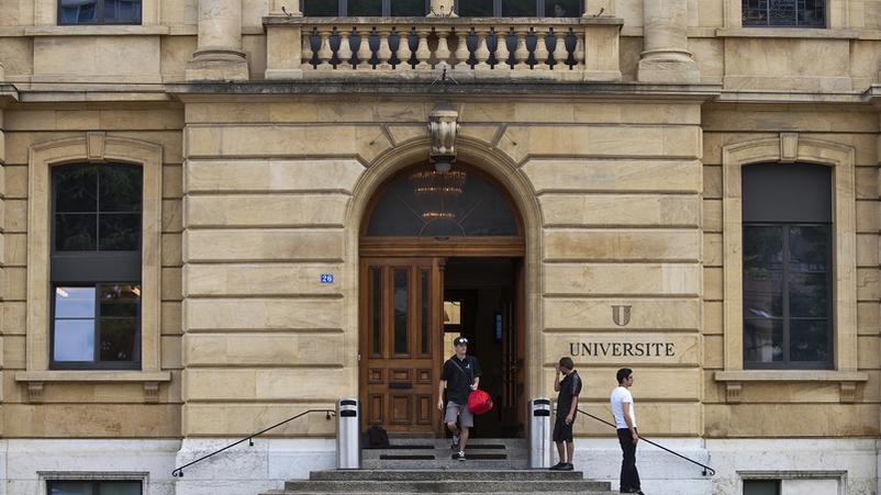 L'Université de Neuchâtel victime d'une attaque informatique. [Keystone - Gaëtan Bally]