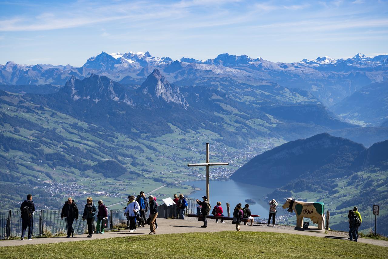 Le Rigi Kulm, 1797 m. [Keystone - Jean-Christophe Bott]