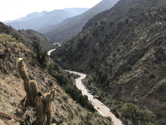 Le Rio Maipo roule au fond de la vallée. [RTS - Cédric Guigon]