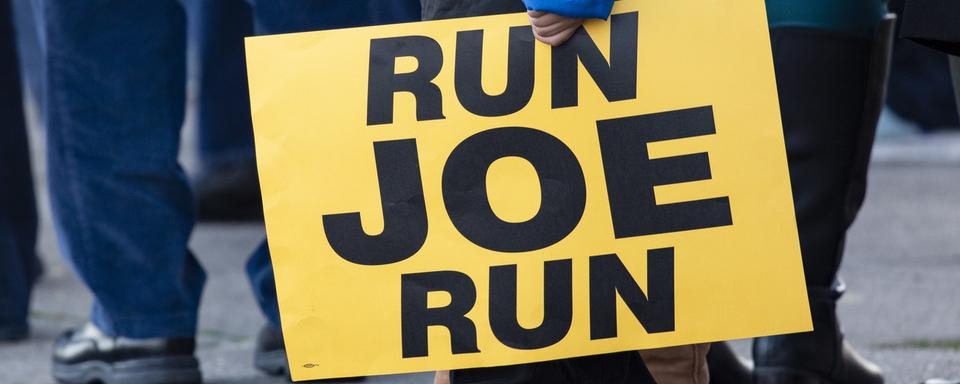 Joe Biden, sprinteur et marathonien... [Keystone/epa - Samuel Corum]