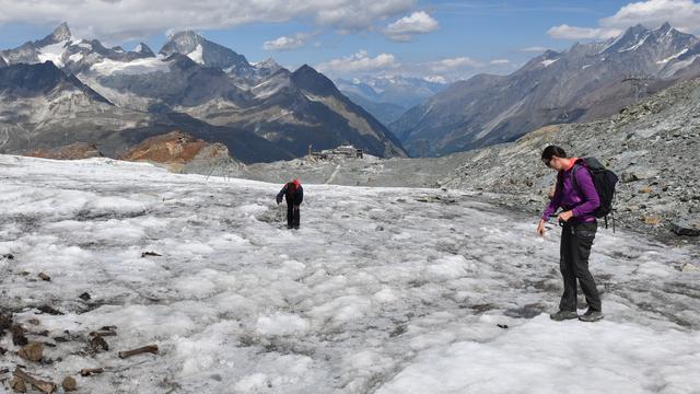 L'application IceWatcher, lancée par l'Office cantonal d'archéologie, permet de répertorier et sauvegarder les vestiges glaciaires. [OCA - Pierre Jérome Rey]