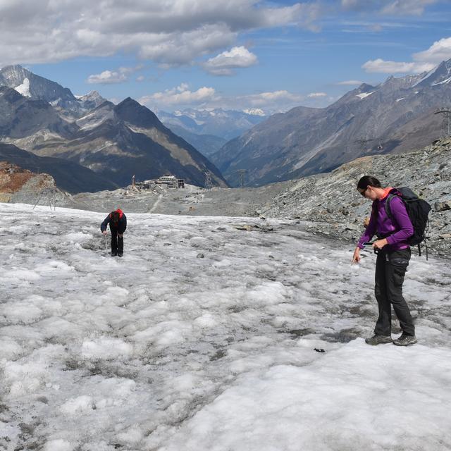 L'application IceWatcher, lancée par l'Office cantonal d'archéologie, permet de répertorier et sauvegarder les vestiges glaciaires. [OCA - Pierre Jérome Rey]