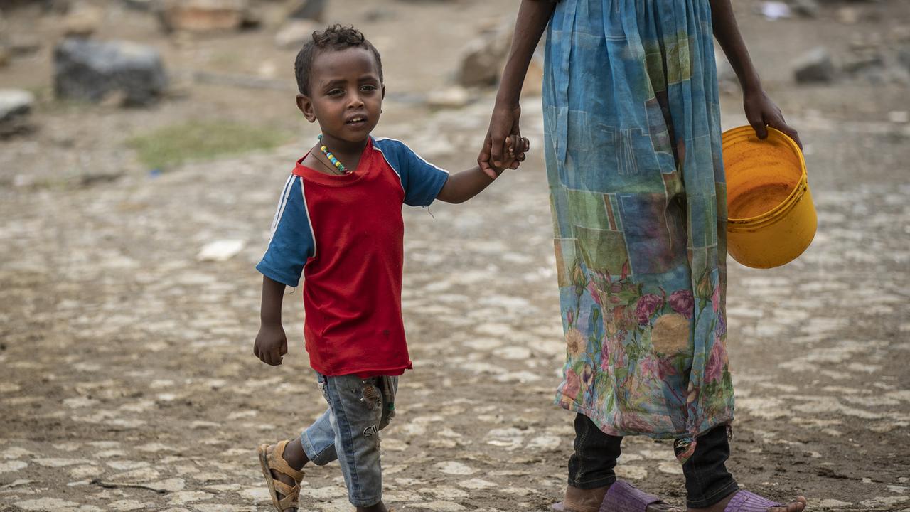 La région du Tigré, en Ethiopie, souffre d'une grave urgence alimentaire. [AP - Ben Curtis]
