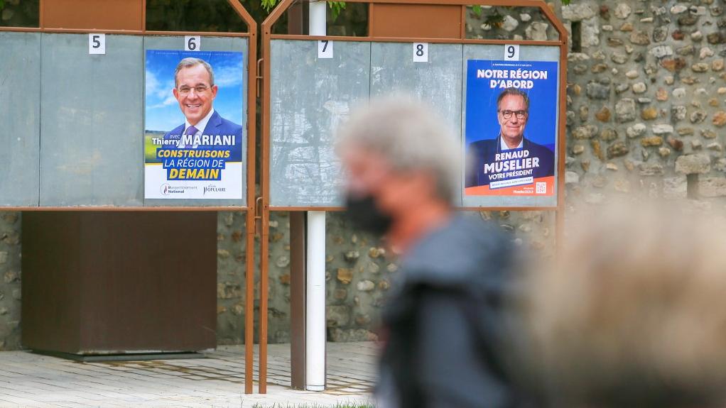 Les régionales, un test grandeur nature avant la présidentielle en France. [AFP - Nicolas Guyonnet]