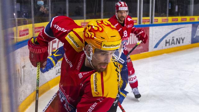 Roman Cervenka, l'attaquant tchèque de Rapperswil, fait partie des meilleurs étrangers en National League. [Patrick B. Kraemer]