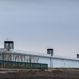 Un camp de détention dans le Xinjiang en Chine. [AP Photo/Keystone - Mark Schiefelbein]