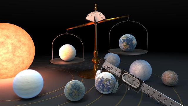 Une impression d'artiste du système planétaire TRAPPIST-1.
Img avec CP Unige
JPL/Caltech
NASA [NASA - JPL/Caltech]