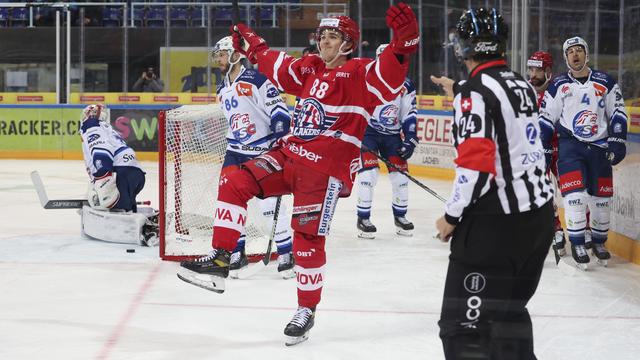 Yannick Brüschweiler et Rapperswil ont dominé Zurich. [Thomas Oswald]