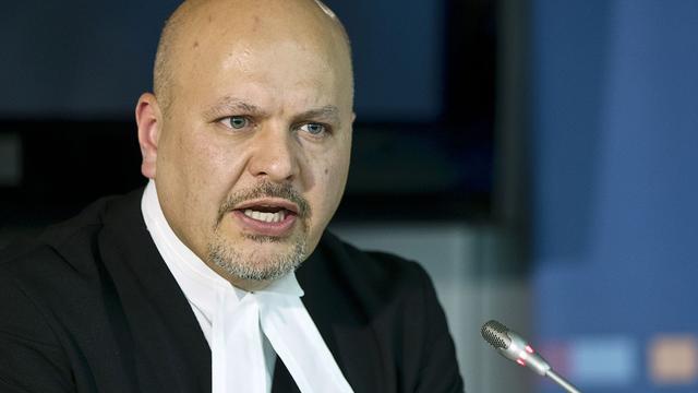 L'avocat britannique Karim Khan lors d'une audience de la CPI en 2013. [Reuters - Michael Kooren]