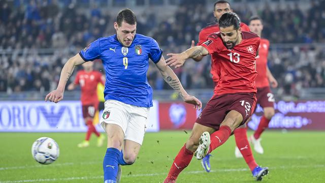 Ricardo Rodriguez s'est blessé à la cuisse contre l'Italie à Rome. [Georgios Kefalas]