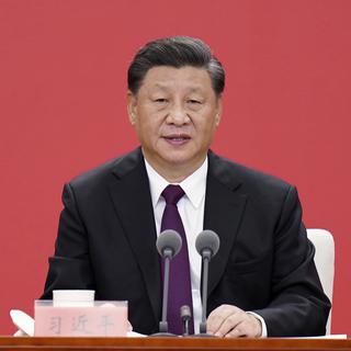 Le président chinois Xi Jinping. [KEYSTONE - Zhang Ling / Xinhua via AP]