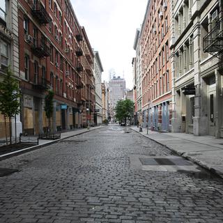 Le coronavirus et le télétravail ont transformé les quartiers de Manhattan. [AP Photo/Keystone - Mark Lennihan]