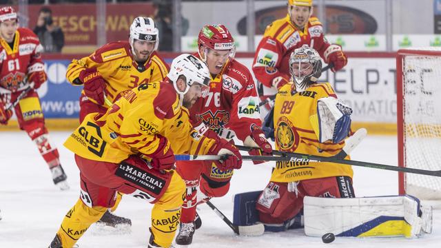 Les Biennois voient leur série prendre fin face à Langnau. [Alessandro della Valle]