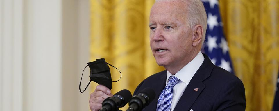 Le président américain Joe Biden lors de son intervention jeudi 29.07.2021. [AP/Keystone - Susan Walsh]