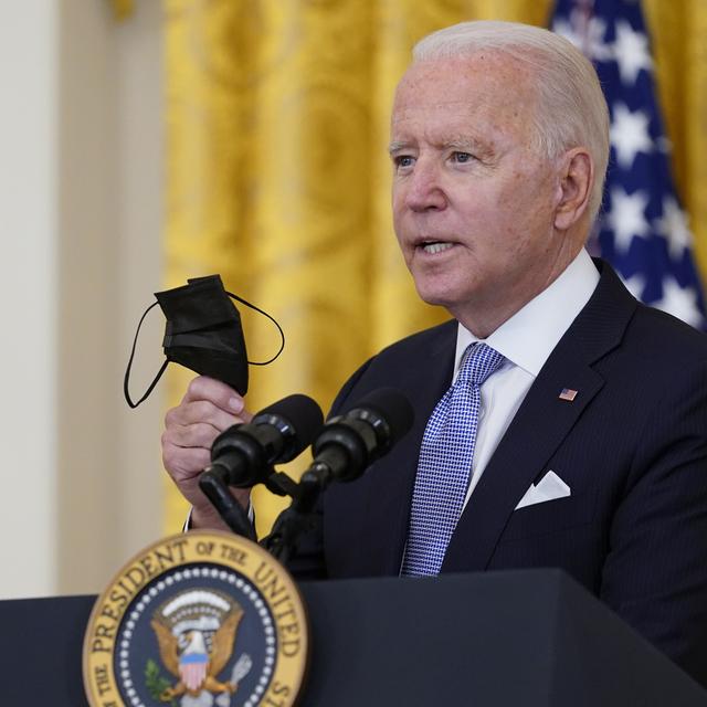 Le président américain Joe Biden lors de son intervention jeudi 29.07.2021. [AP/Keystone - Susan Walsh]
