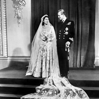 Le mariage de la Princesse Elizabeth (future Reine Elizabeth II) et de Philip Mountbatten, Duc d'Edimbourg. [AFP]