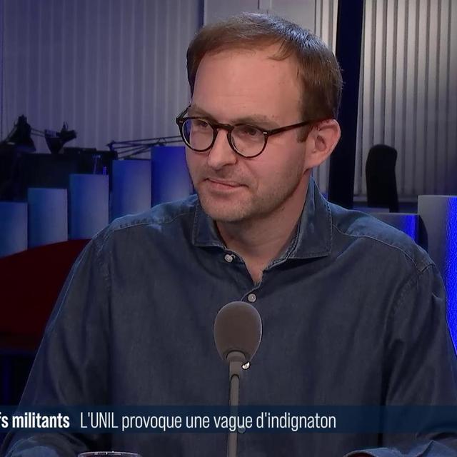 Antoine Chollet, enseignant et chercheur en sciences politiques à l'Université de Lausanne. [RTS - RTS]