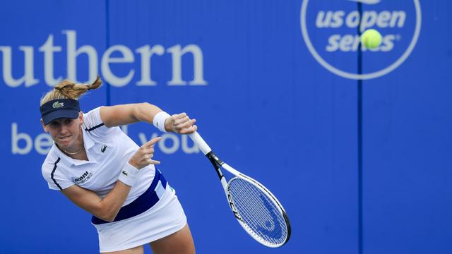 Jil Teichmann a validé son ticket pour les 8e de finales du tournoi de Cincinnati. [JustPictures.ch - Aaron Doster-USA TODAY Sports/Sipa USA]