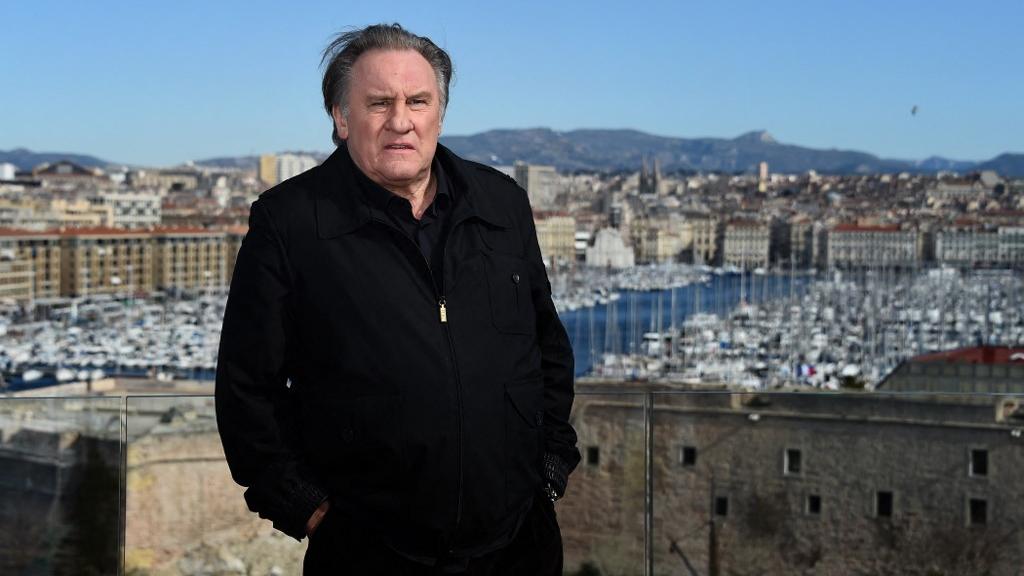 Gérard Depardieu à Marseille en février 2018. [AFP - Anne-Christine Poujoulat]