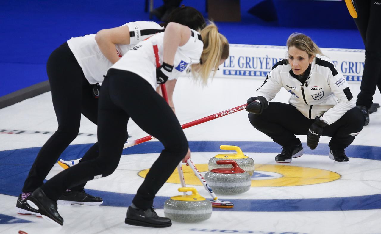 Silvana Tirinzoni avait laissé tomber son travail dans le domaine bancaire pour se consacrer pleinement au curling. [KEYSTONE - Jeff McIntosh]