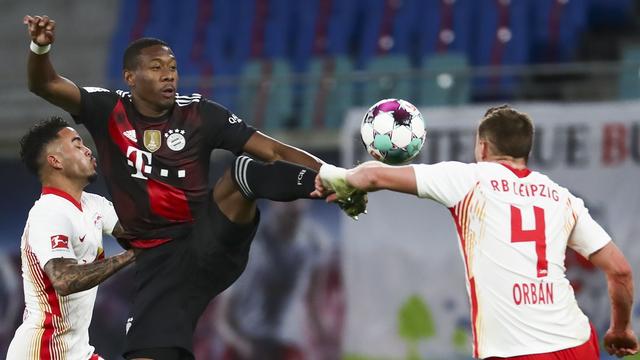 David Alaba et le Bayern ont pris le large en tête du championnat. [Keystone - Filip Singer]