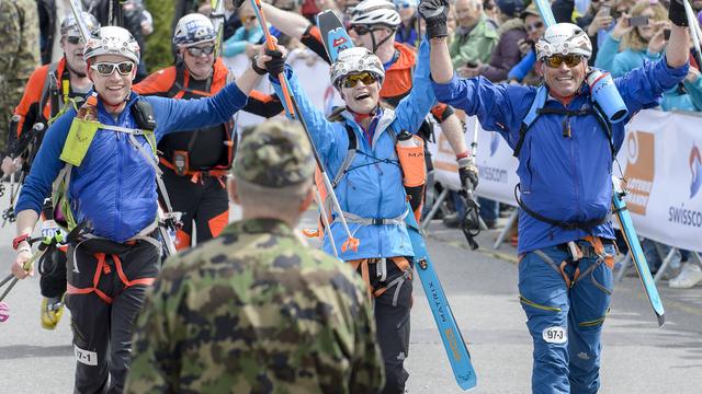 L'armée avait suspendu en novembre sa collaboration avec l'Association de soutien, de gestion et de promotion de la Patrouille des Glaciers (ASPdG) l'invitant à "régler ses problèmes internes". [Keystone - Anthony Anex]