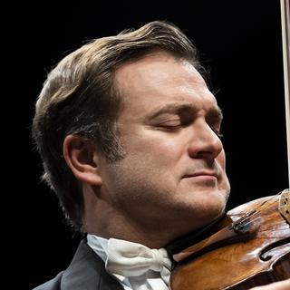 Le violoniste Renaud Capuçon, ici sur scène à Lausanne le 5 mars 2020. [KEYSTONE/ - Jean-Christophe Bott]