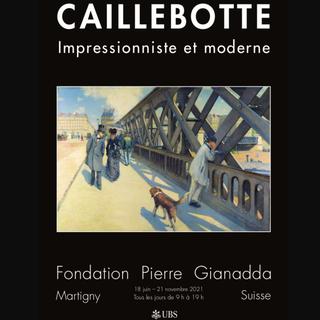 L'affiche de l'exposition "Caillebotte, impressionniste et moderne", de la Fondation Pierre Gianadda. [Fondation Pierre Gianadda]