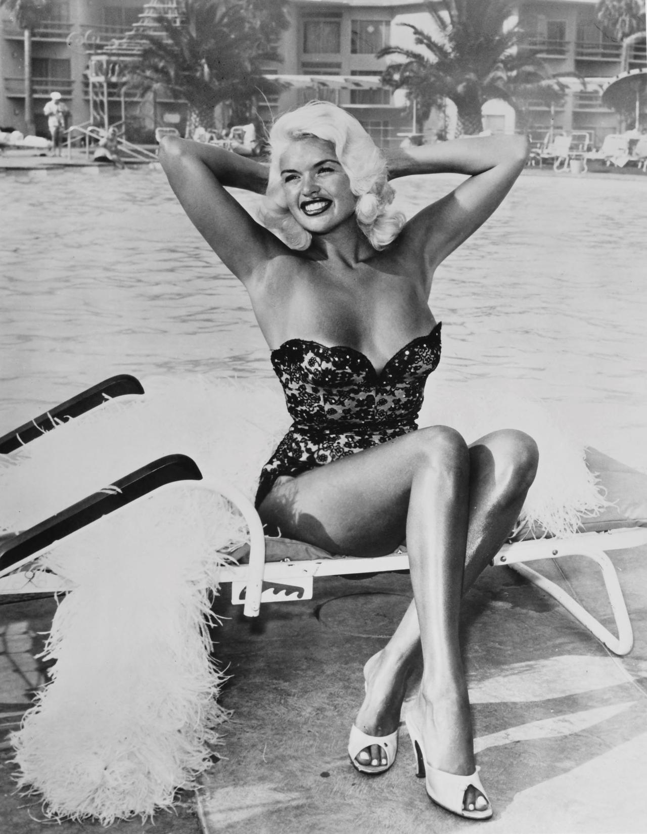 Jayne Mansfield, la Marylin Monroe XXL. [Collection ChristopheL via AFP]