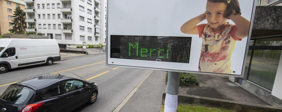 Un radar pour contrer la pollution sonore des véhicules à Genève. [Keystone - Martial Trezzin]