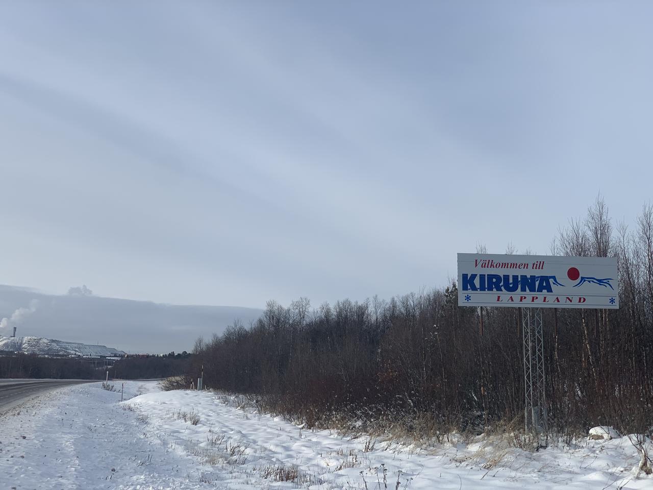 La ville de Kiruna et ses 20'000 habitants se situe à 3'000 km au nord de la Suisse.