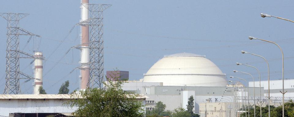 La centrale nucléaire de Bushehr, à l'extérieur de la ville de Bushehr, dans le sud de l'Iran, le 20 août 2010. [AP Photo/Keystone - Vahid Salemi]