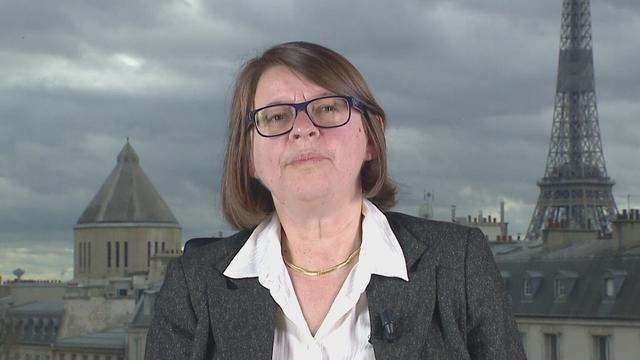 Pauline Schnapper, Professeure de civilisation britannique à l'Université Paris 3 Sorbonne Nouvelle. [RTS]