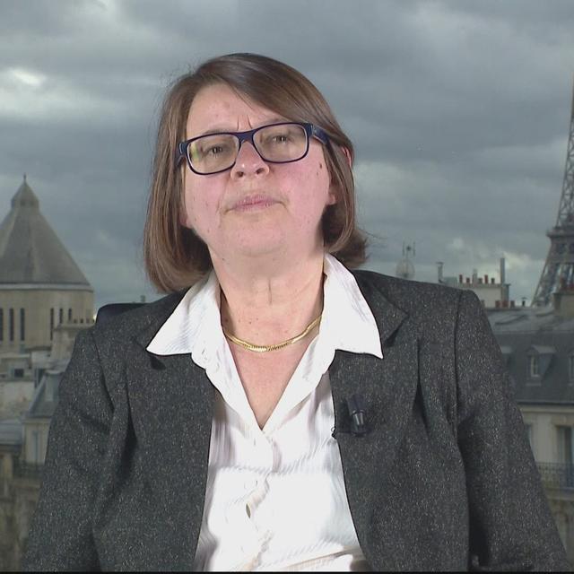 Pauline Schnapper, Professeure de civilisation britannique à l'Université Paris 3 Sorbonne Nouvelle. [RTS]