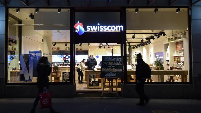 Swisscom ne voulait pas rendre public le vol de données de 800'000 clients en 2017. [Keystone - Melanie Duchene]