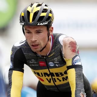 Deuxième lors de l'édition 2020, Primoz Roglic dit stop pour la suite du Tour de France. [Benoit Tessier]