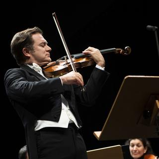 Le violoniste français Renaud Capuçon (2020). [Keystone - Jean-Christophe Bott]