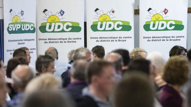 L'UDC du canton de Fribourg ne lance pas de candidat pour l'élection complémentaire du 26 septembre. [Keystone - Adrien Perritaz]