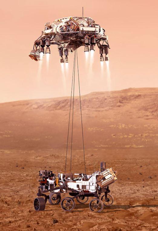 Perseverance a été largué sur Mars sans encombre (image d'illustration). [NASA - JPL]