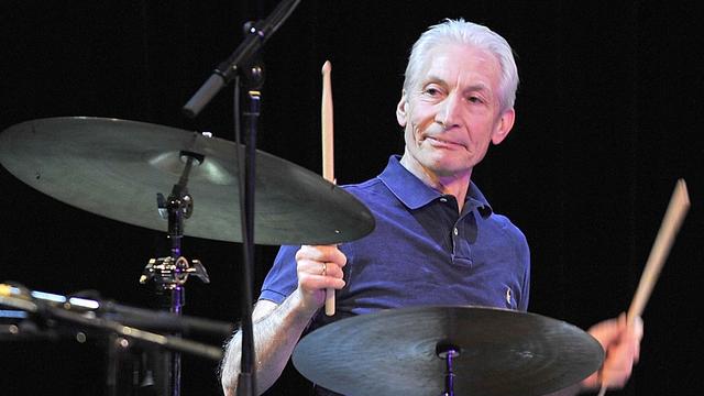 Le batteur des Rolling Stones Charlie Watts. [Keystone - EPA/Ursula Dueren]