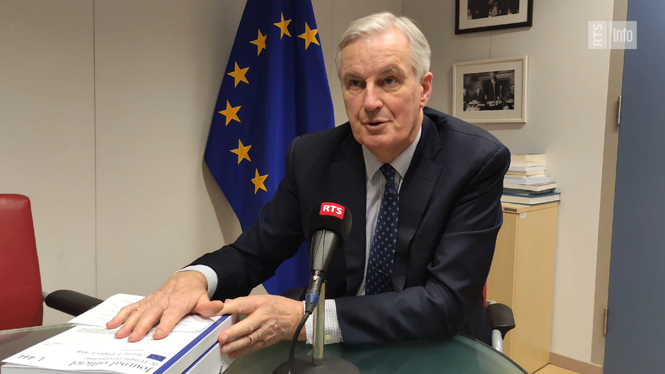 Michel Barnier, négociateur en chef de l'Union Européenne pour le Brexit. [RTS - Mouna Hussain]