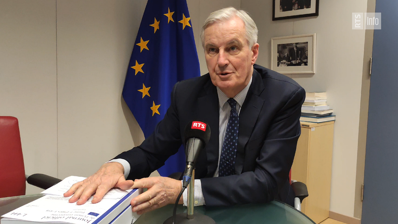 Michel Barnier, négociateur en chef de l'Union Européenne pour le Brexit. [RTS - Mouna Hussain]