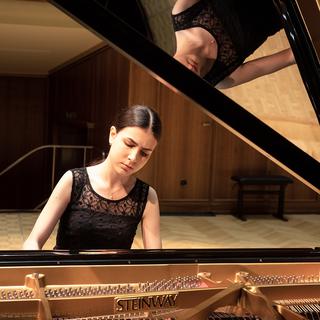 La pianiste russe Alexandra Dovgan. [© Pierre Bohrer]