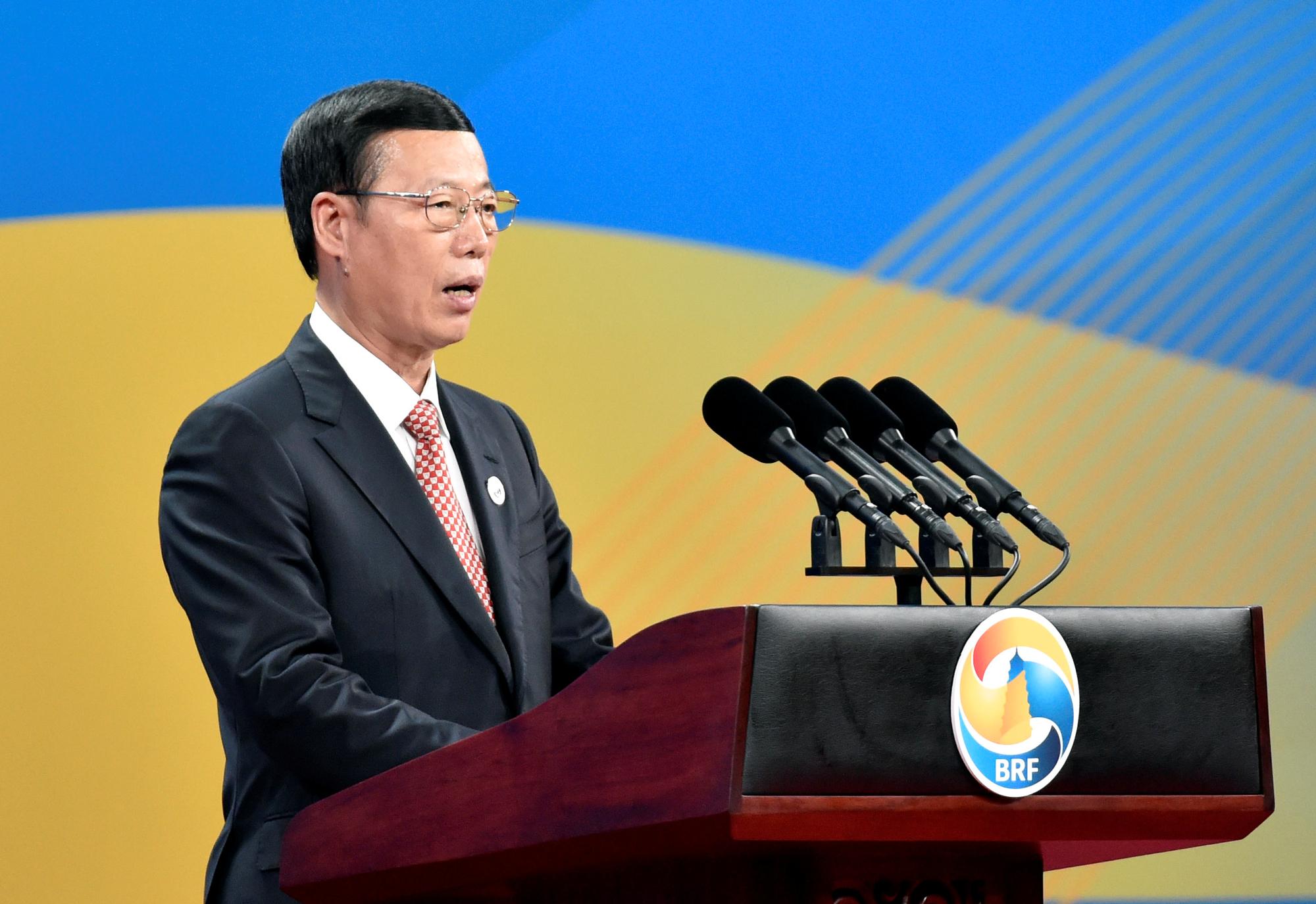 Zhang Gaoli, membre du Comité permanent du bureau politique de 2012 à 2017 et vice-Premier ministre de la République populaire de Chine de 2013 à 2018. [Reuters - Kenzaburo Fukuhara]