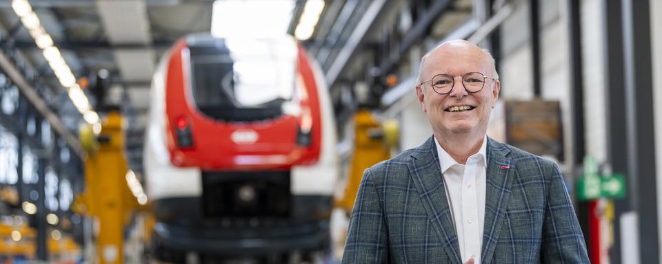 Vincent Ducrot, directeur général des CFF. [KEYSTONE - Jean-Christophe Bott]