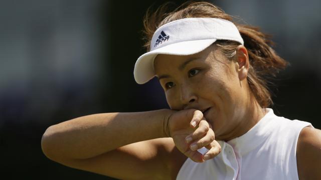 La joueuse de tennis Peng Shuai. [Keystone - Tim Ireland / AP Photo]