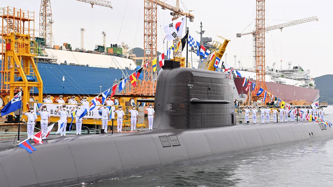 Le sous-marin sud-coréen Ahn Chang-ho. [AFP - Handout / South Korean Defence Ministry]