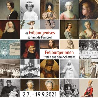 Musée Gutenberg: l’exposition "Les Fribourgeoises sortent de l’ombre" créée par des élèves. [Musée Gutenberg - DR]